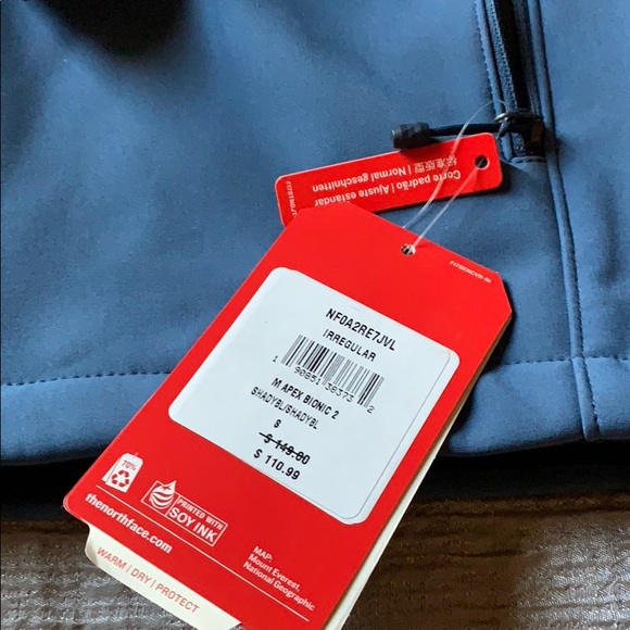 Men’s Apec Bionic 2 Shady Blue Coat - Picture 2 of 7